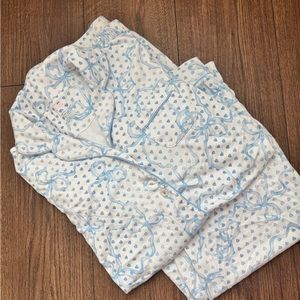 Luna Bow Hearts Long sleeve Pajamas (Loveshack Fancy x Roller Rabbit)